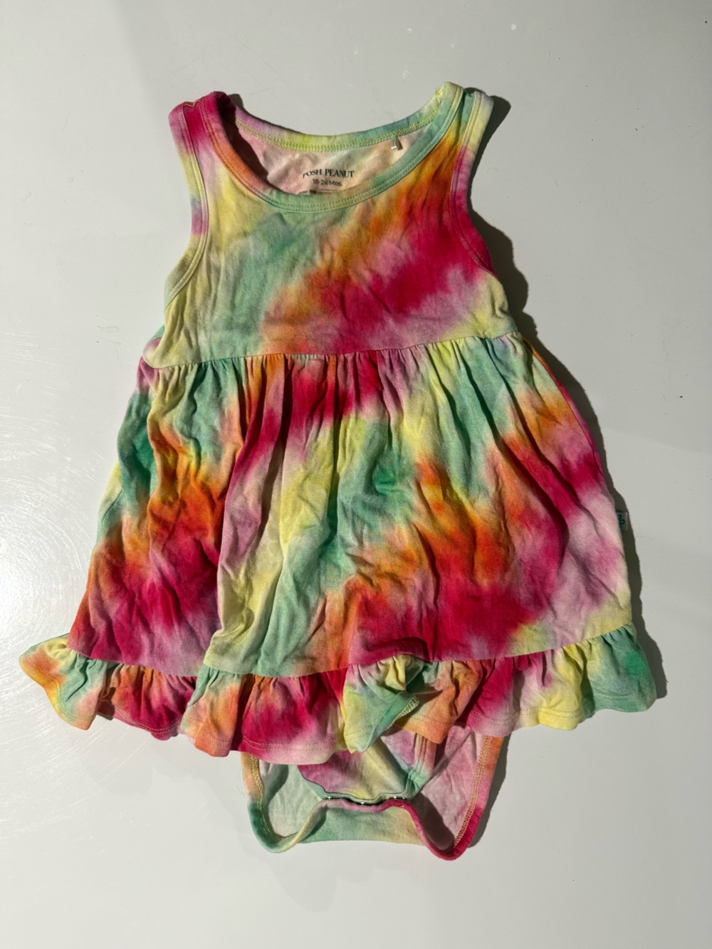 Posh Peanut Tie-Dye Dress